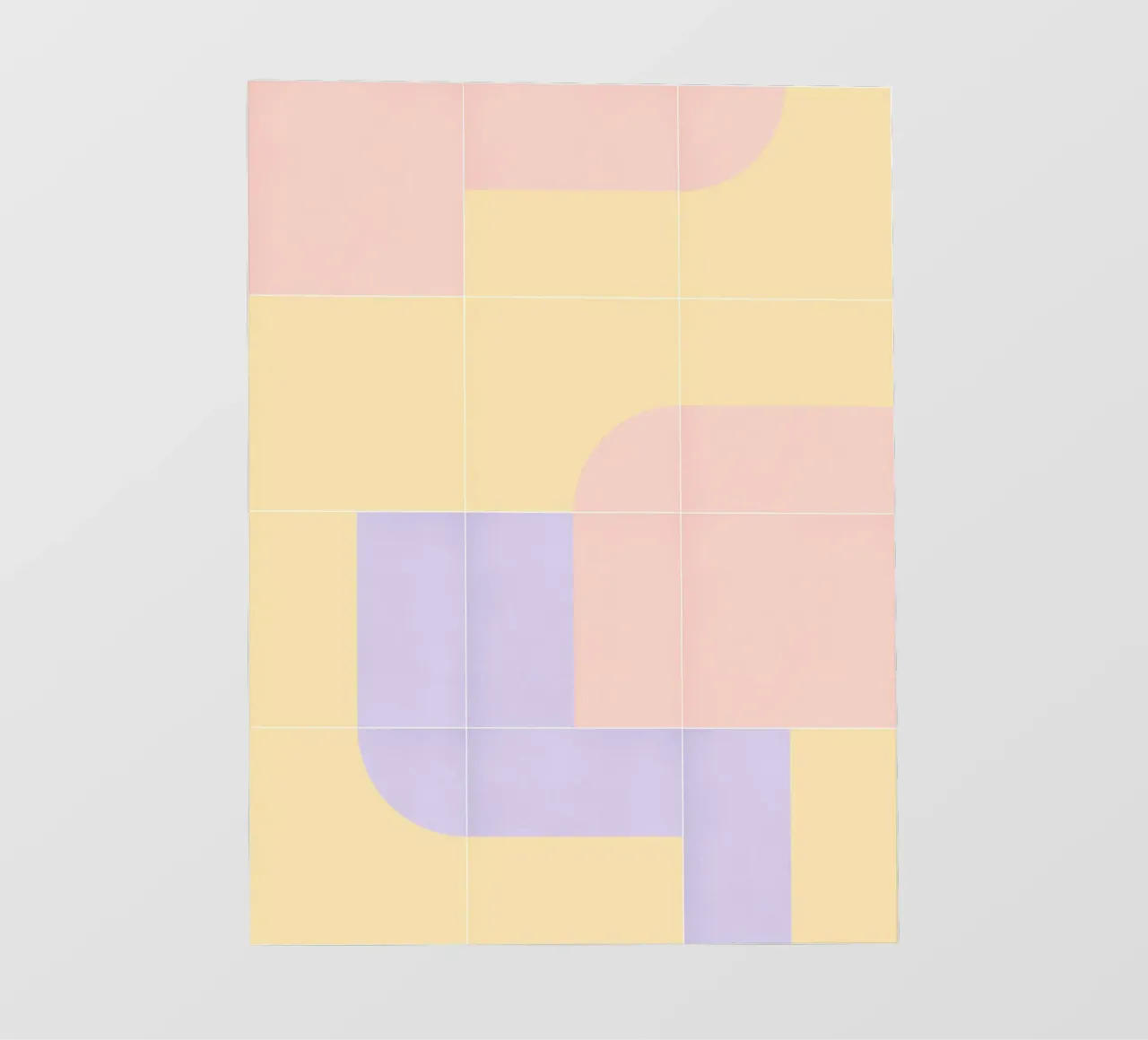 Retro Tiles 16 telo in pvc da DesigndN