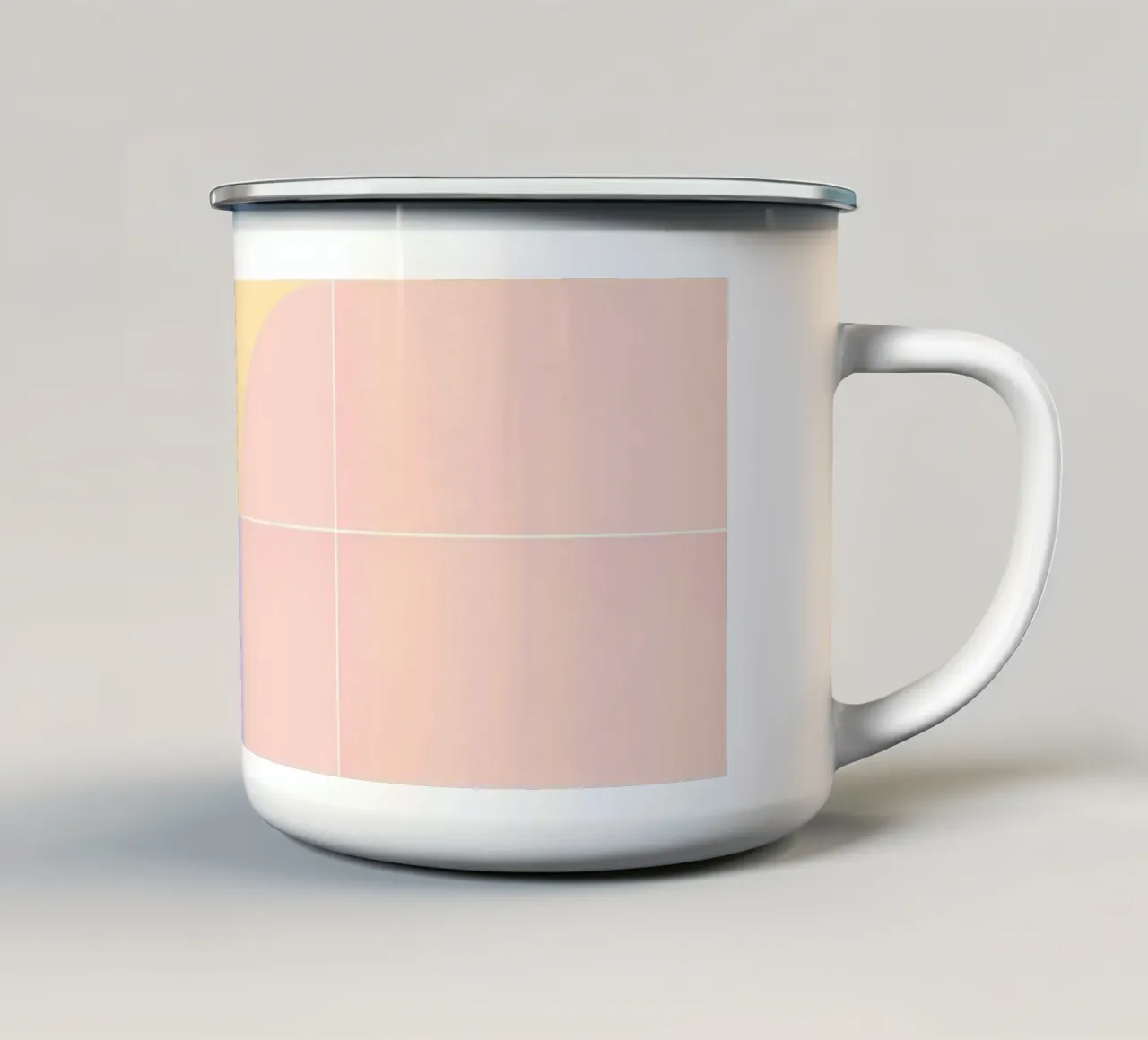 Retro Tiles 16 tazza in smalto da designdn