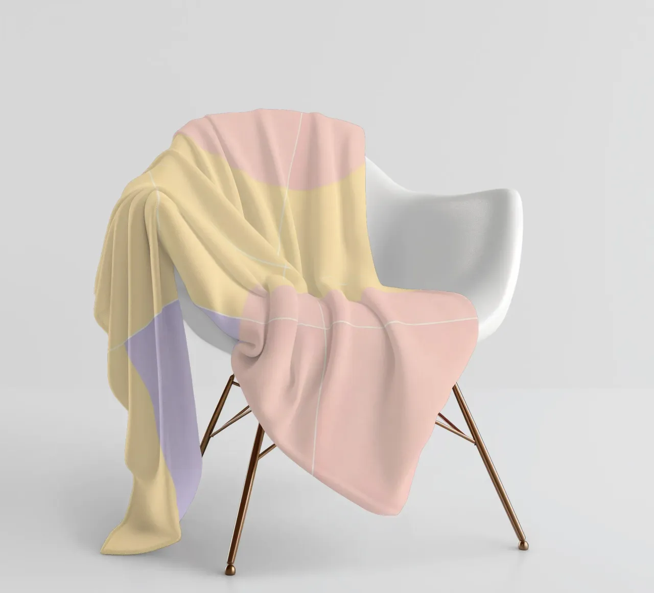 Retro Tiles 16 coperta in pile da designdn