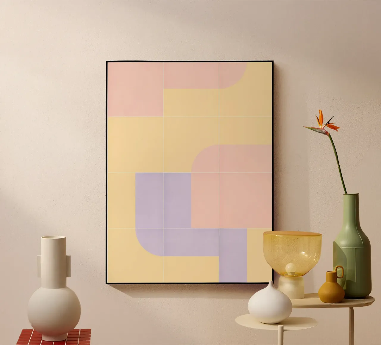 Retro Tiles 16 plexiglass da designdn