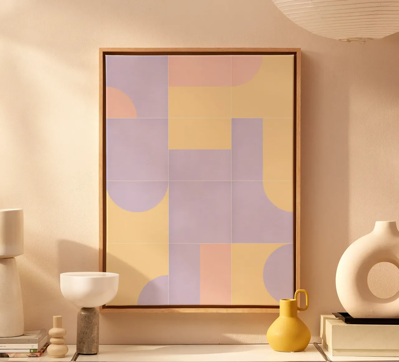 Retro Tiles 17 tela da designdn