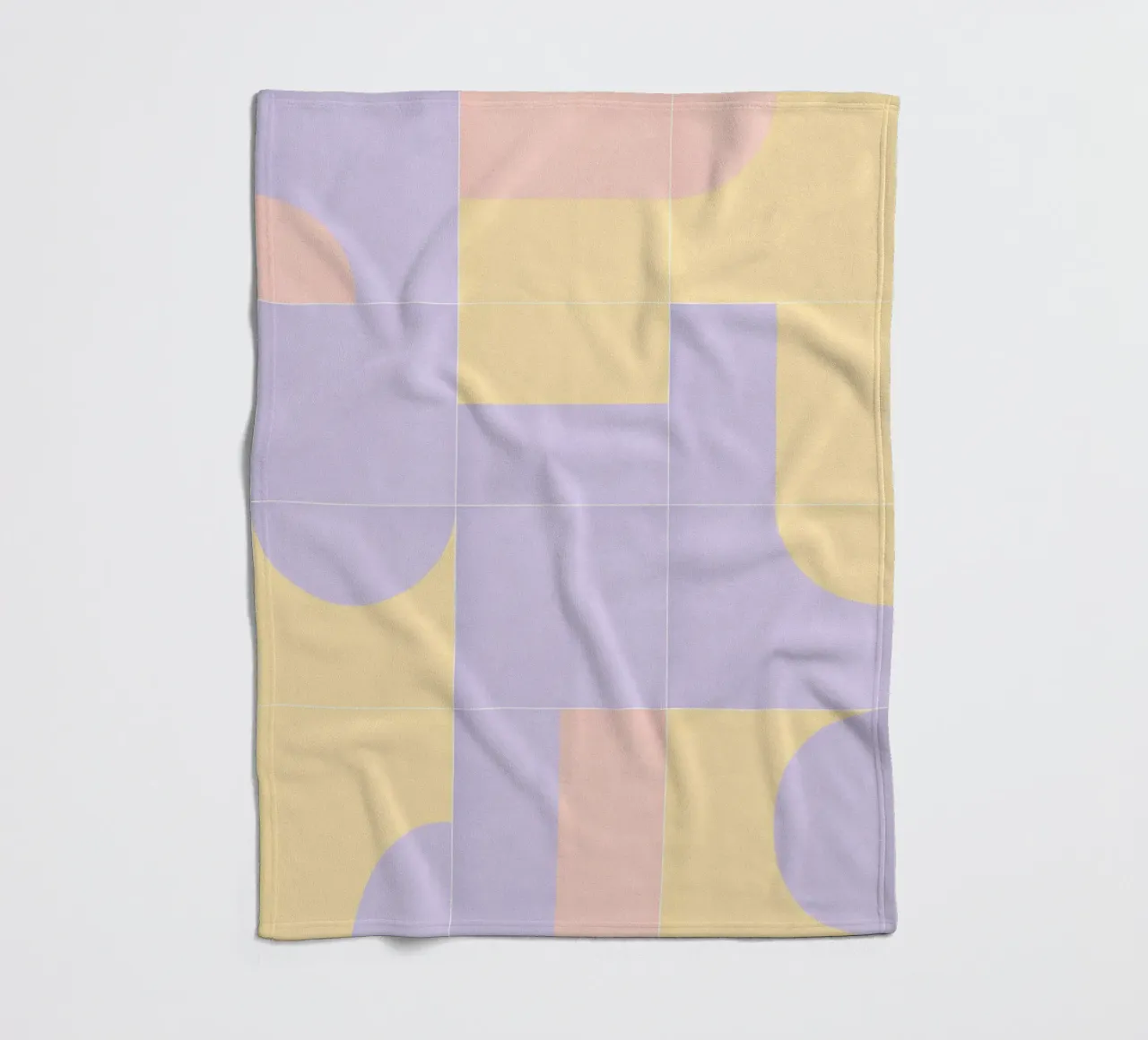 Retro Tiles 17 coperta in pile da designdn