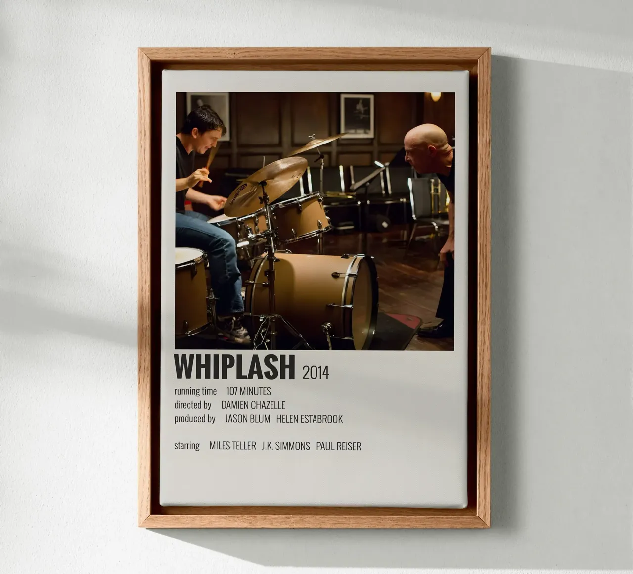 WHIPLASH 2014 tela con Cornice a cassetta da MVFminimalist