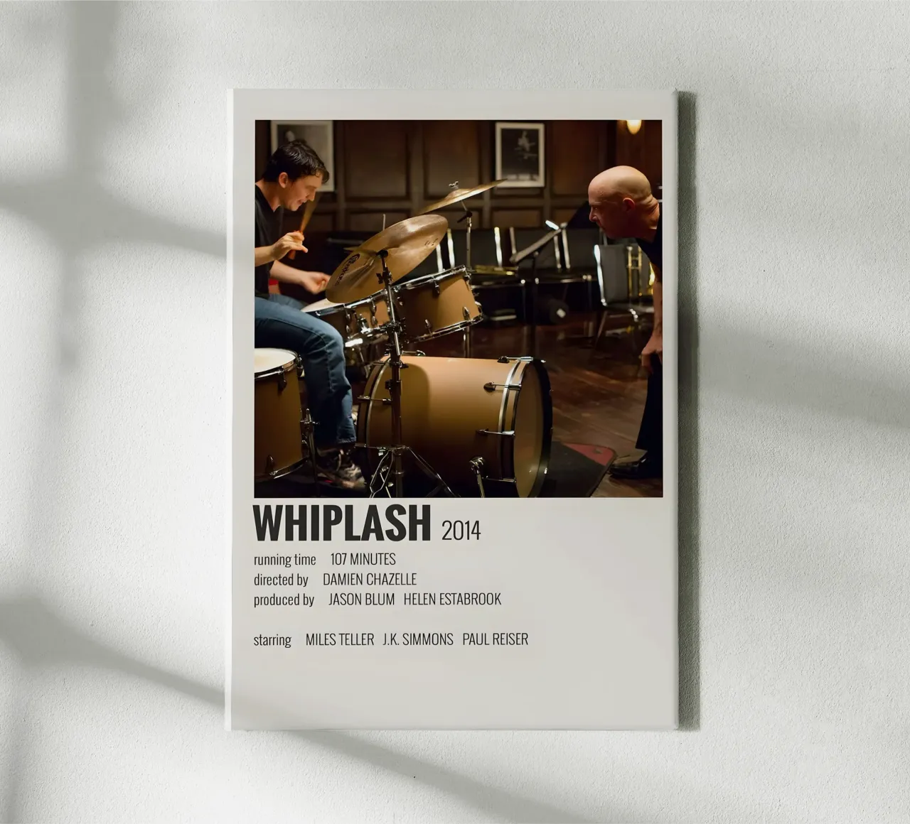 WHIPLASH 2014 tela con Cornice a cassetta da MVFminimalist