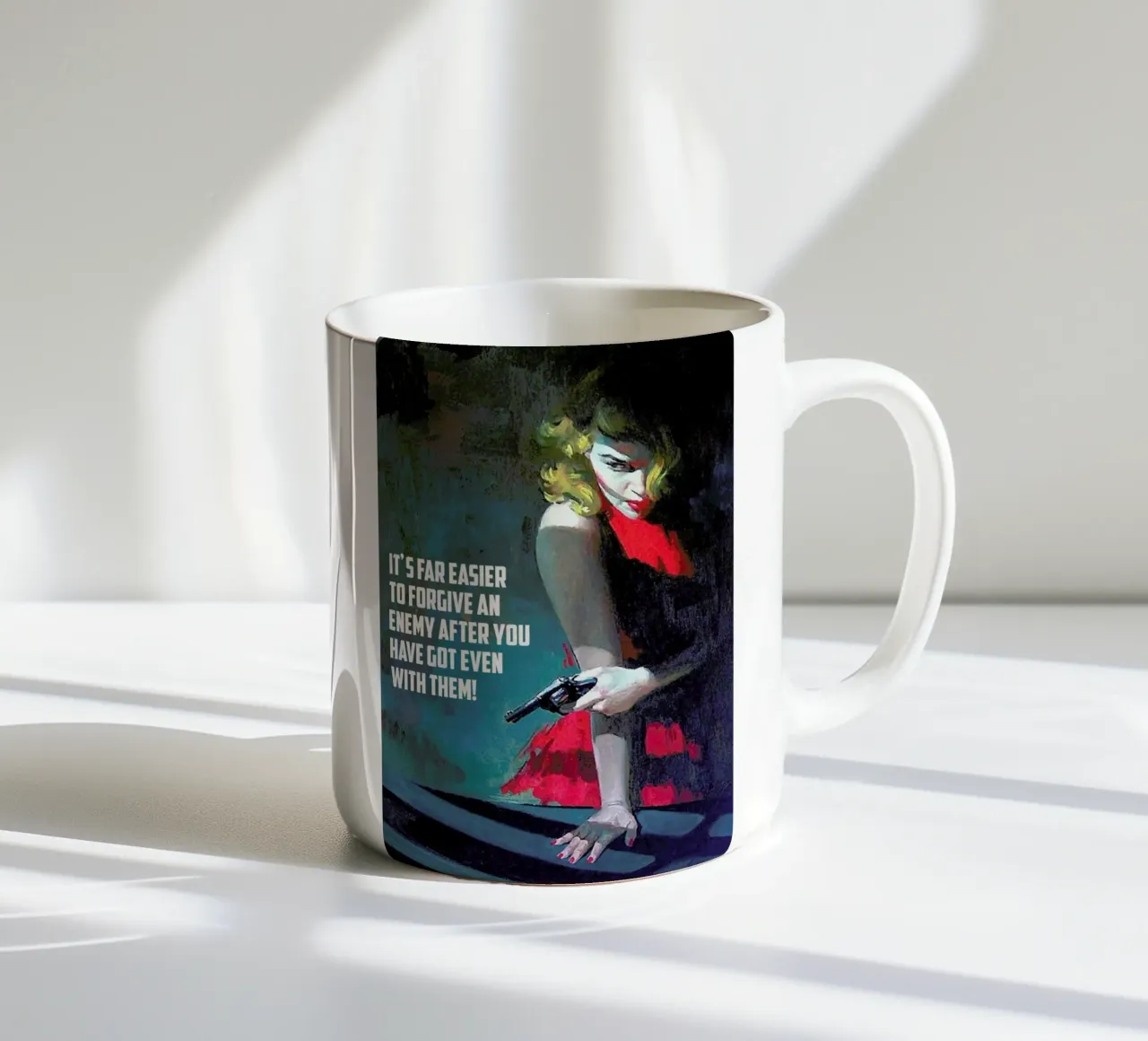 It's Far Easier To Forgive tazza in ceramica da Gallery Print and Art Limited