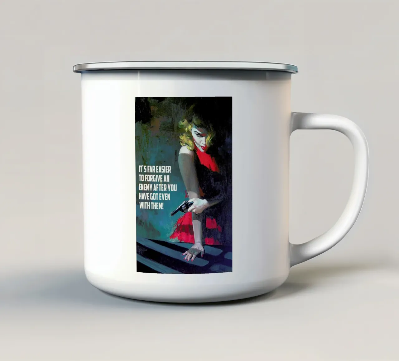 It's Far Easier To Forgive tazza in smalto da Gallery Print and Art Limited