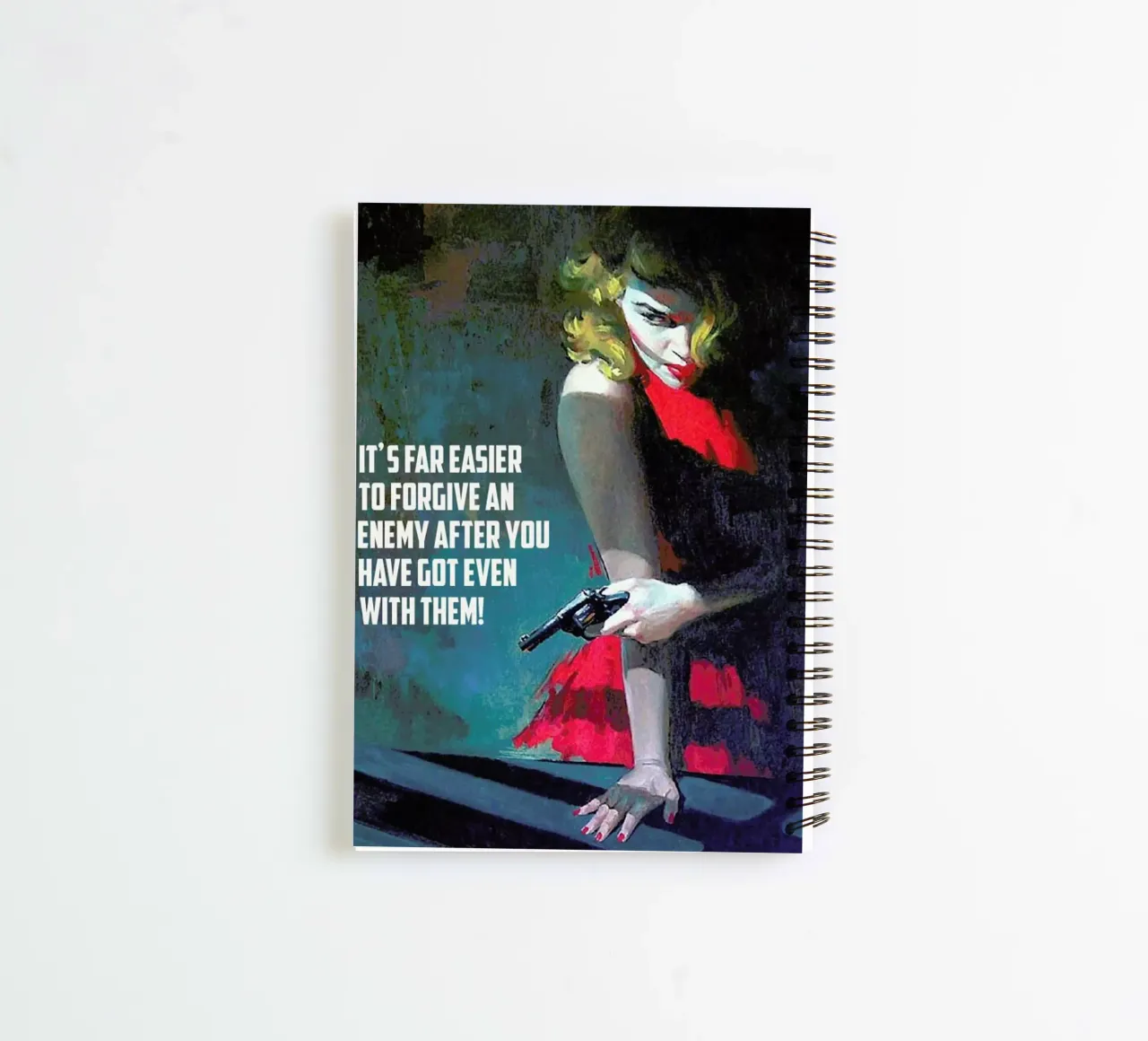 It's Far Easier To Forgive spiral notebook by Gallery Print and Art Limited
