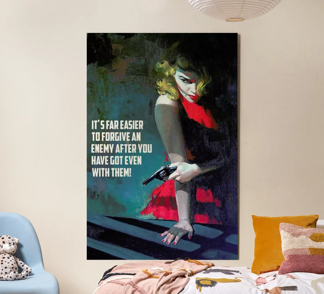 It's Far Easier To Forgive alluminio dibond da Gallery Print and Art Limited