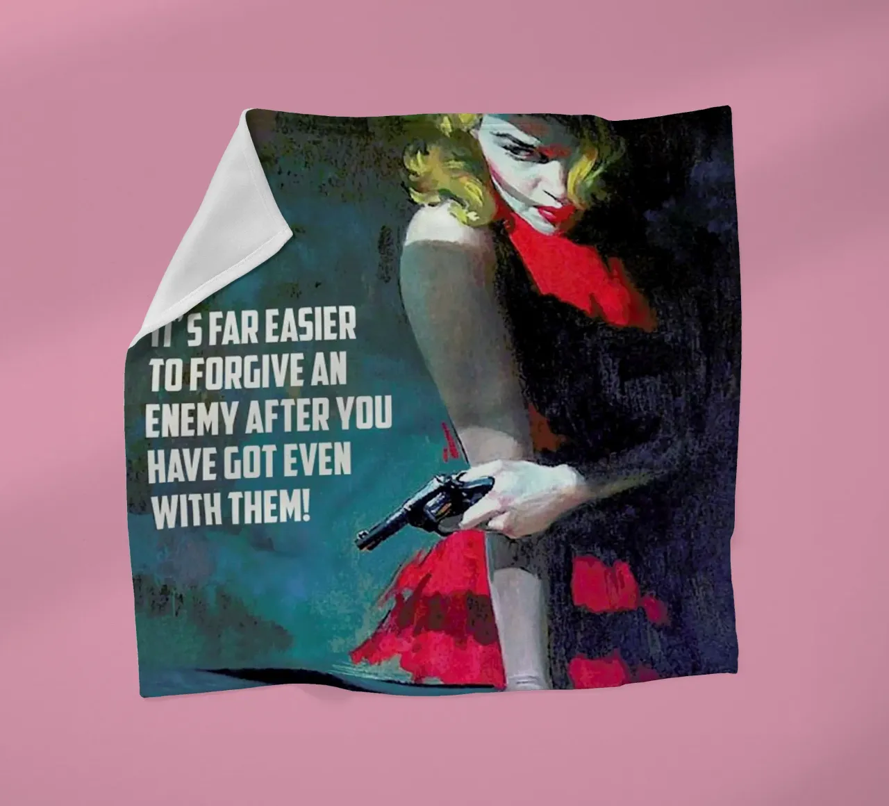It's Far Easier To Forgive coperta in pile da Gallery Print and Art Limited