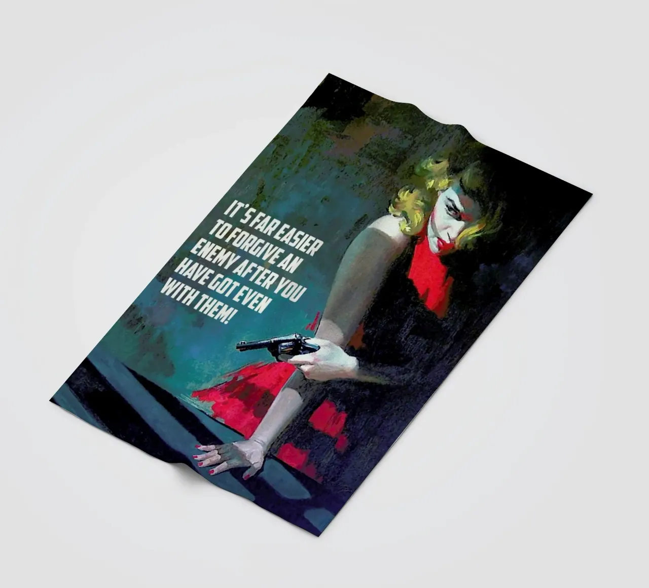 It's Far Easier To Forgive coperta in pile da Gallery Print and Art Limited
