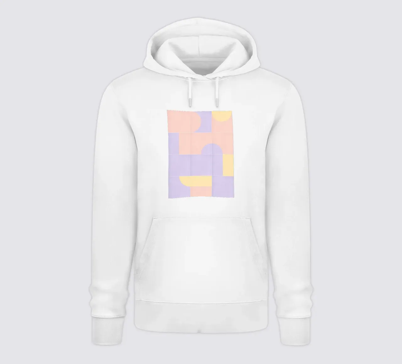 Retro Tiles 18 felpa con cappuccio da designdn