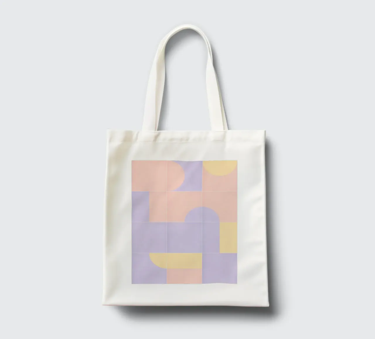 Retro Tiles 18 borsa in juta da designdn