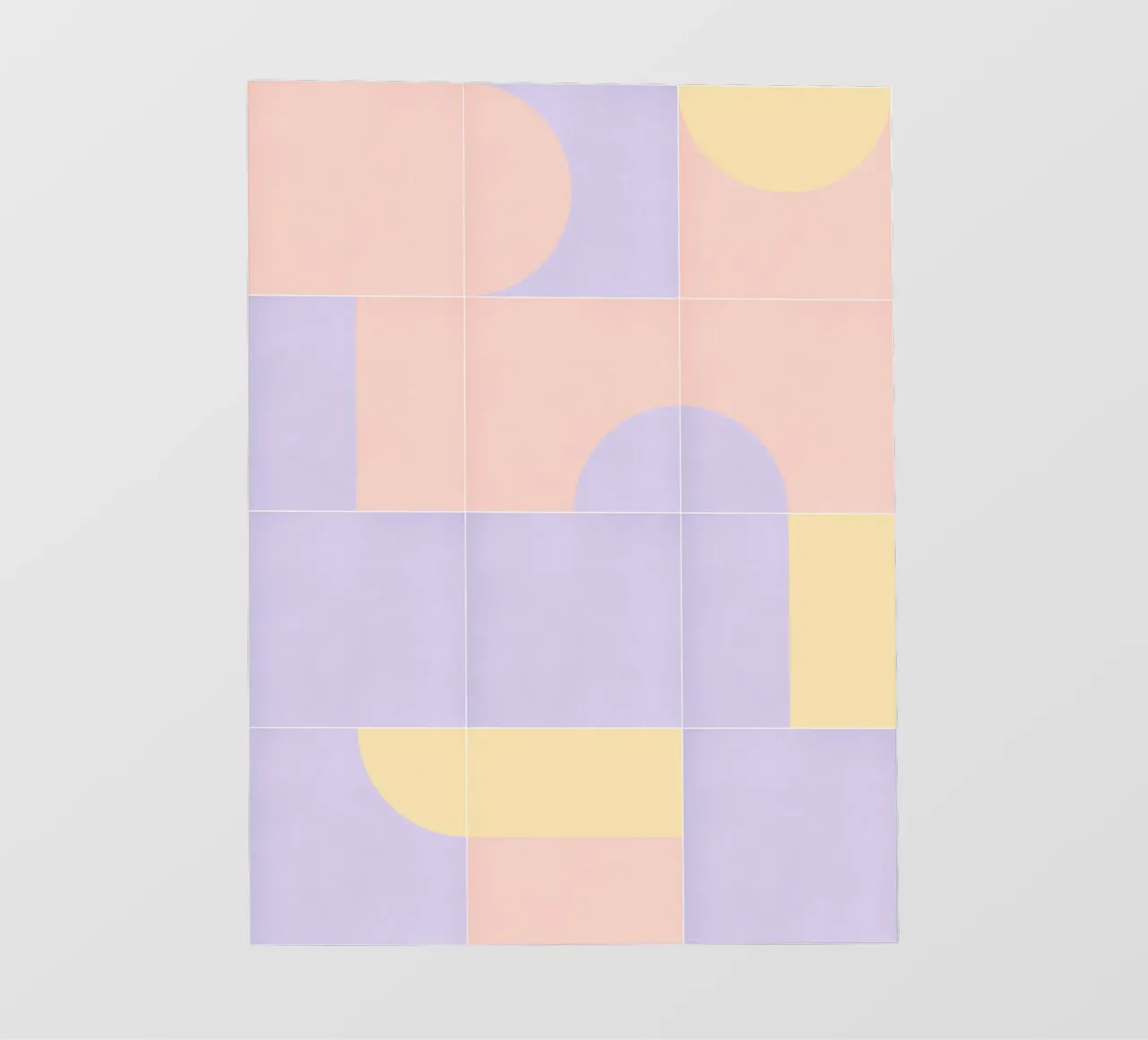 Retro Tiles 18 telo in pvc da designdn