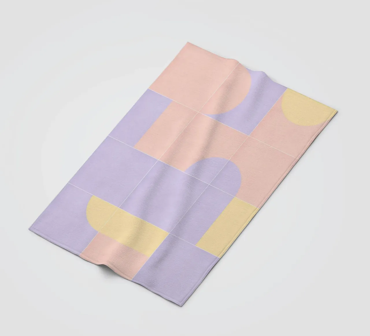 Retro Tiles 18 coperta in pile da designdn
