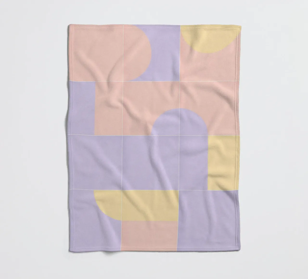 Retro Tiles 18 coperta in pile da designdn
