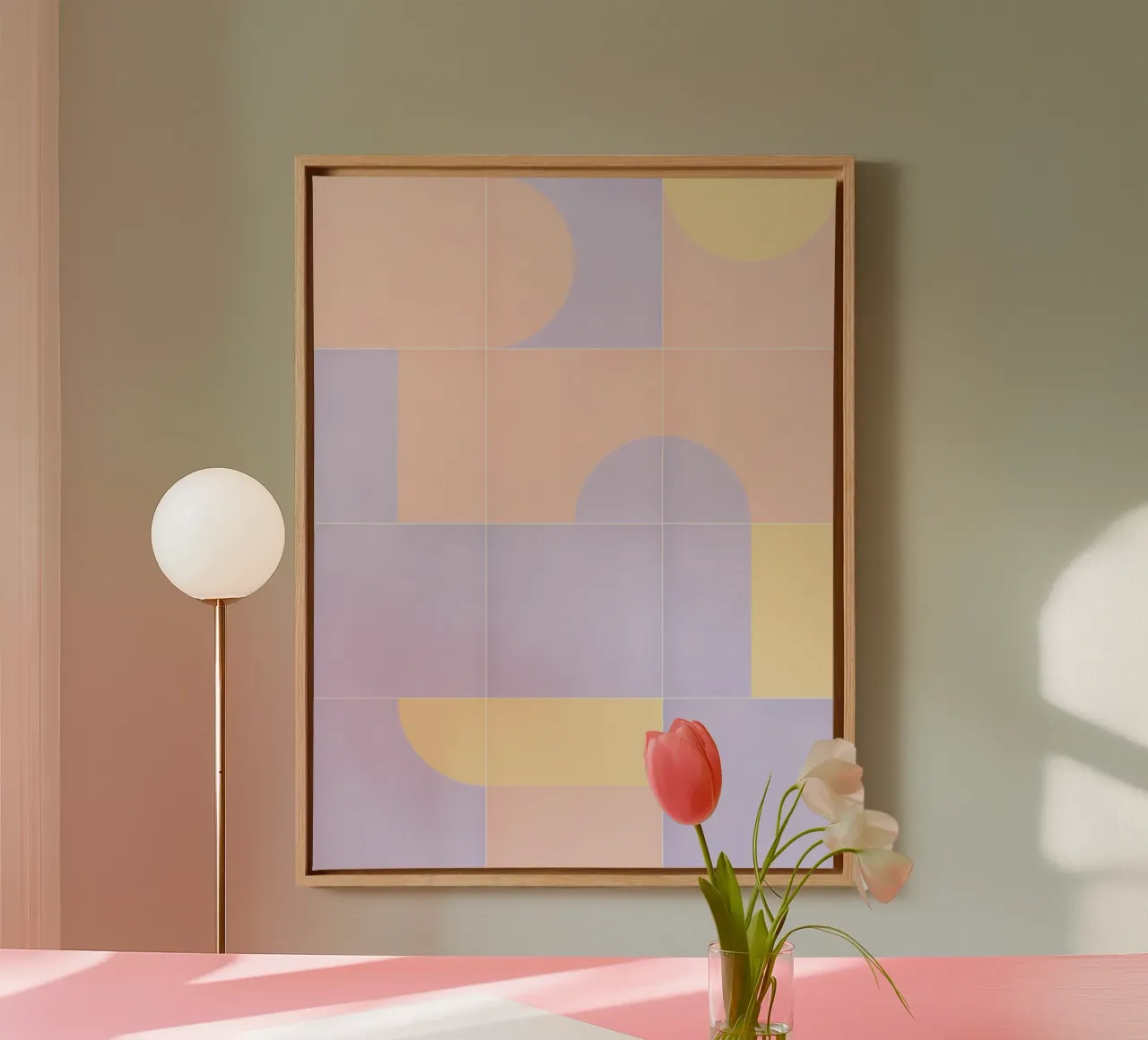 Retro Tiles 18 tela da designdn