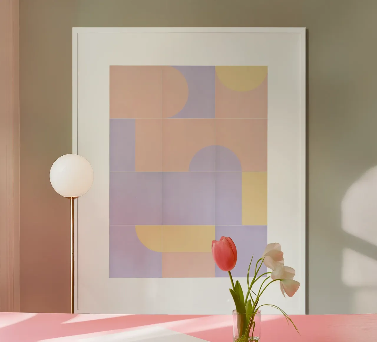 Retro Tiles 18 carta hahnemühle da designdn