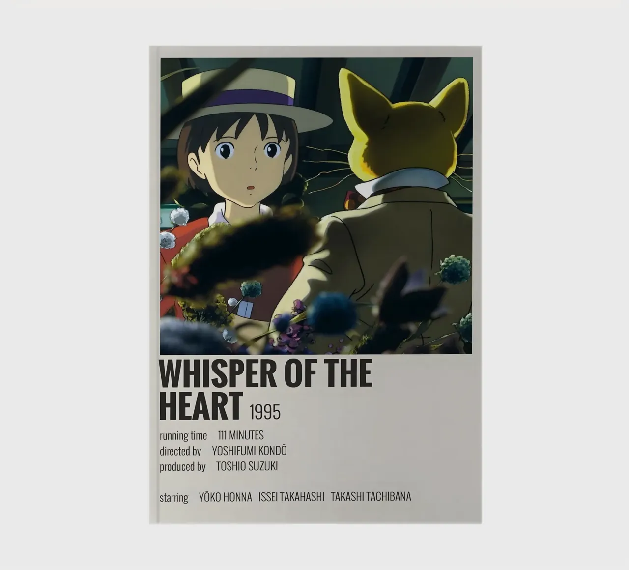 WHISPER OF THE HEART 1995 notebook by MVFminimalist