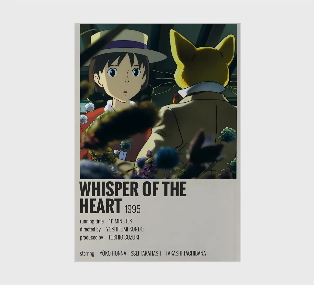 WHISPER OF THE HEART 1995 notebook by MVFminimalist