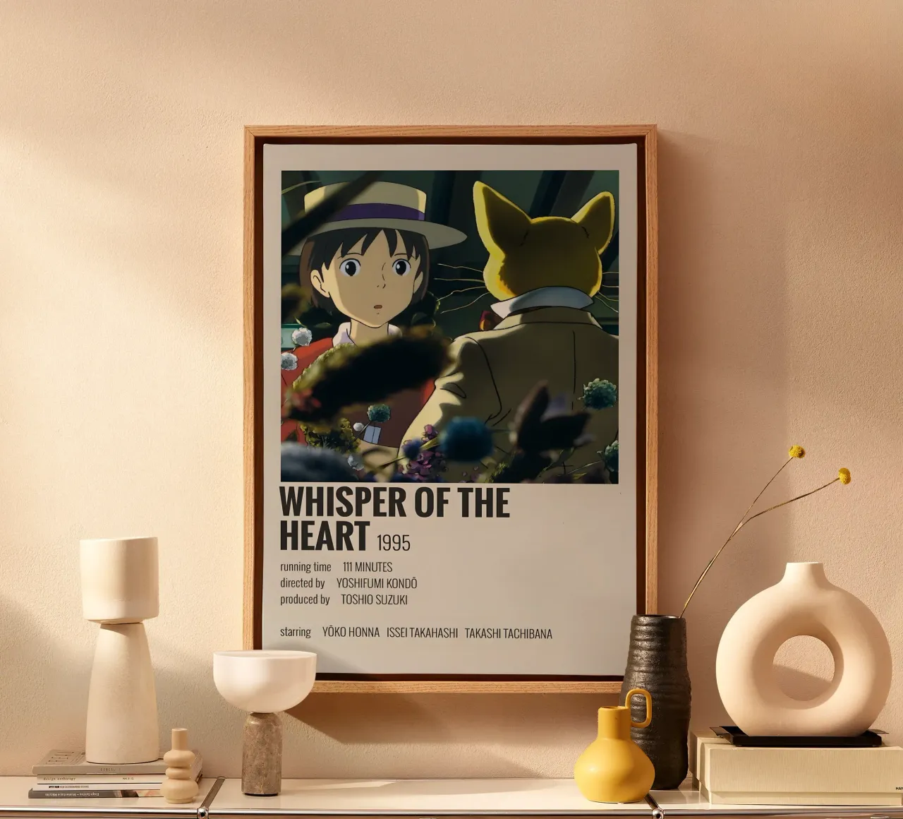 WHISPER OF THE HEART 1995 tela con Cornice a cassetta da MVFminimalist