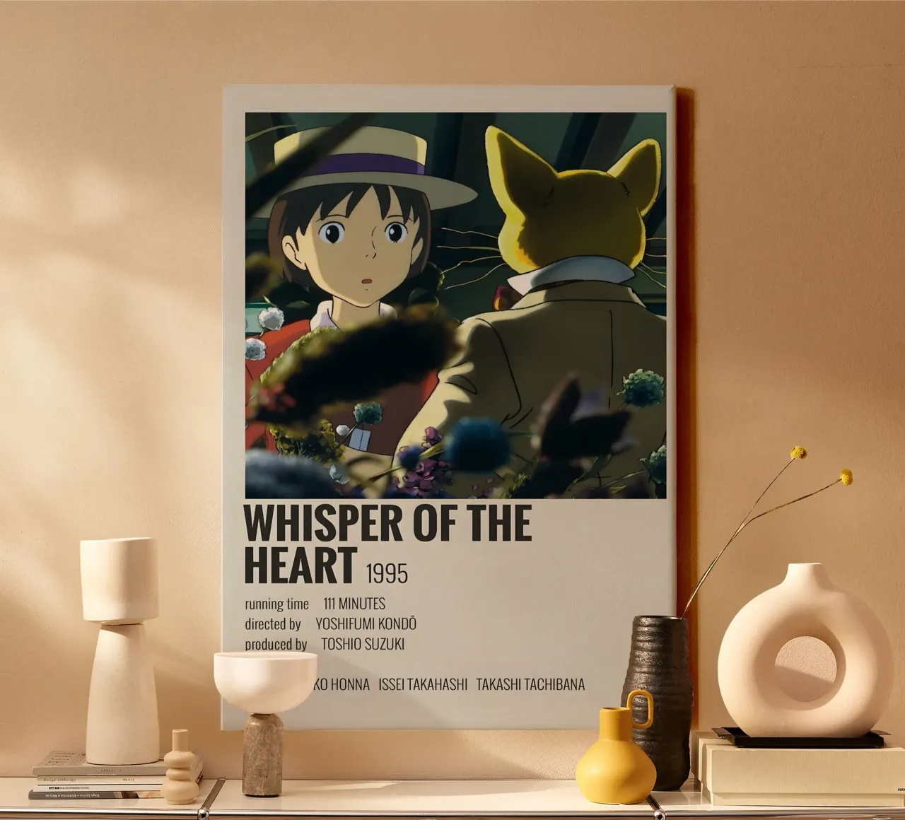 WHISPER OF THE HEART 1995 tela con Cornice a cassetta da MVFminimalist