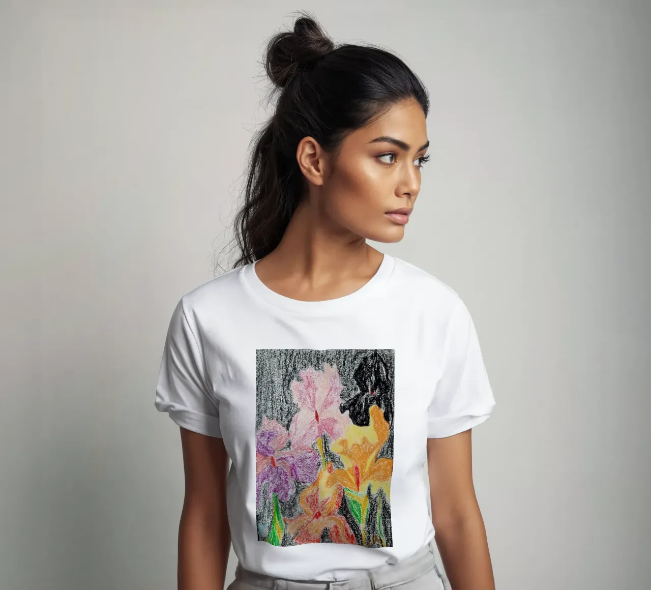 Fiori colorati t-shirt da Cohe studio