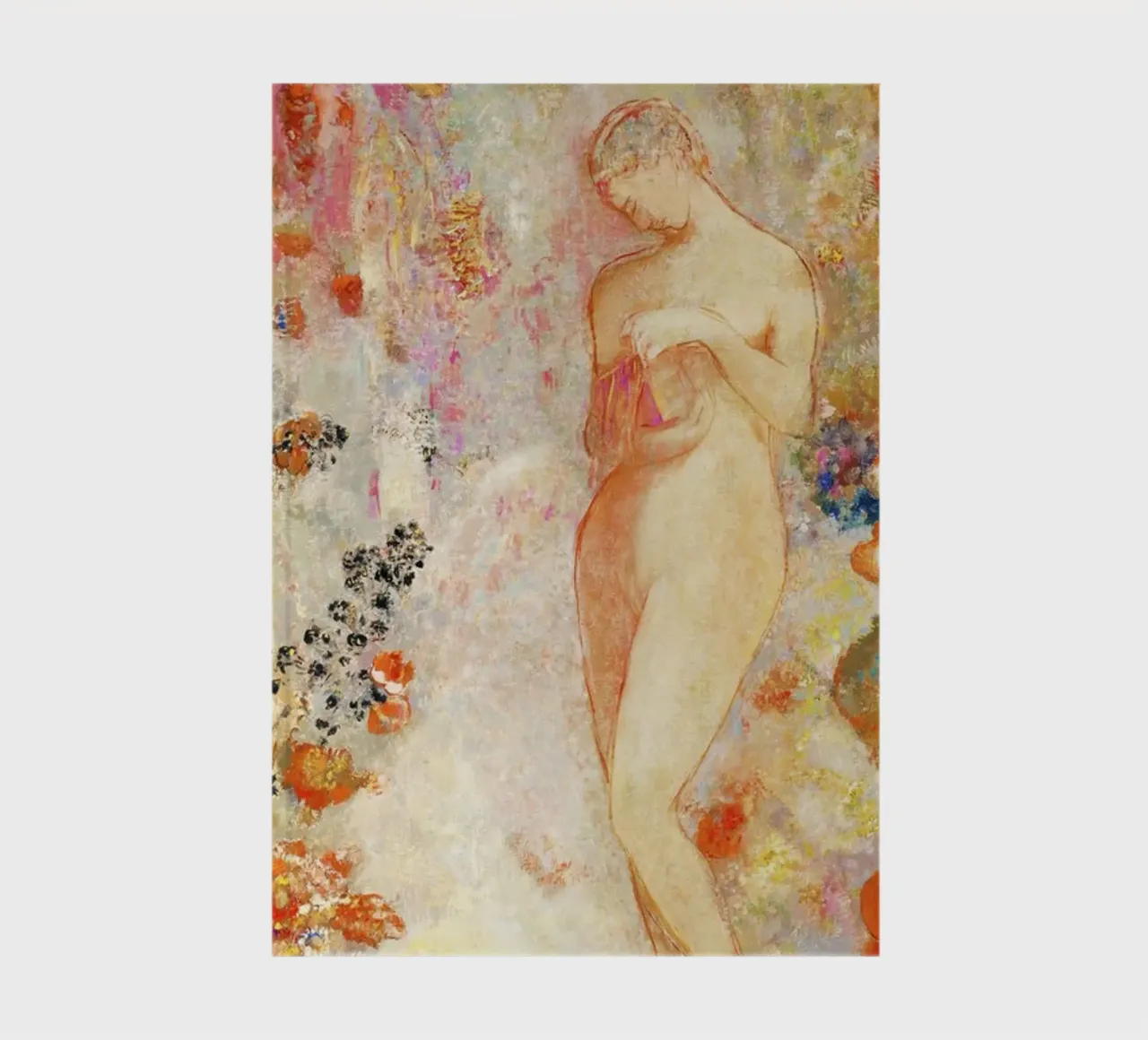 "Pandora (1914)" by Odilon Redon notebook by Art History
