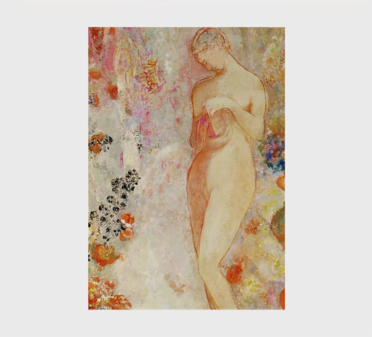 "Pandora (1914)" by Odilon Redon notebook by Art History