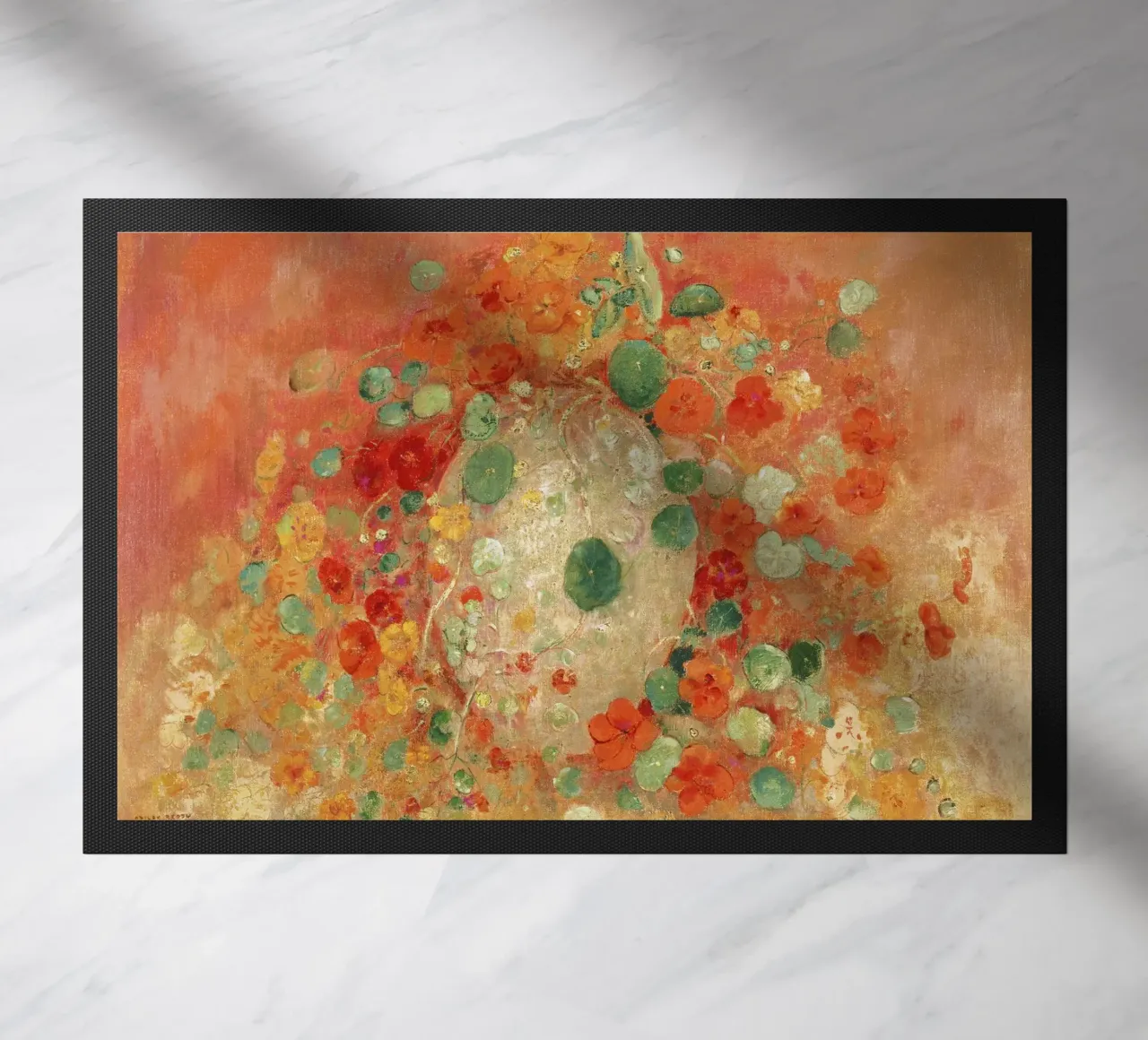 "Nasturzi" (1905) di Odilon Redon zerbino da Venus Art