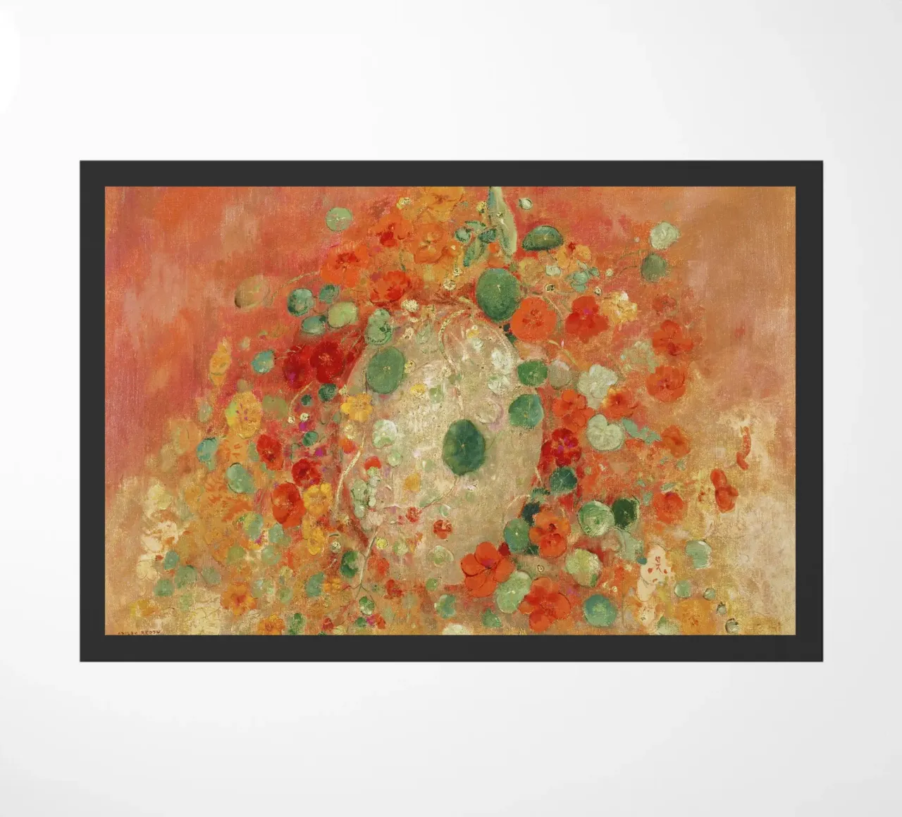 "Nasturzi" (1905) di Odilon Redon zerbino da Venus Art