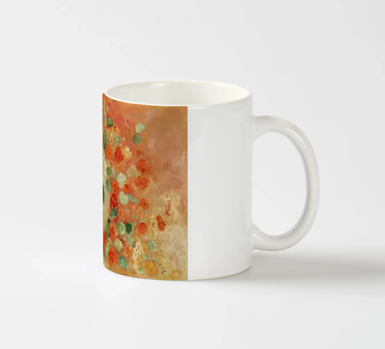 "Nasturzi" (1905) di Odilon Redon tazza in ceramica da Venus Art