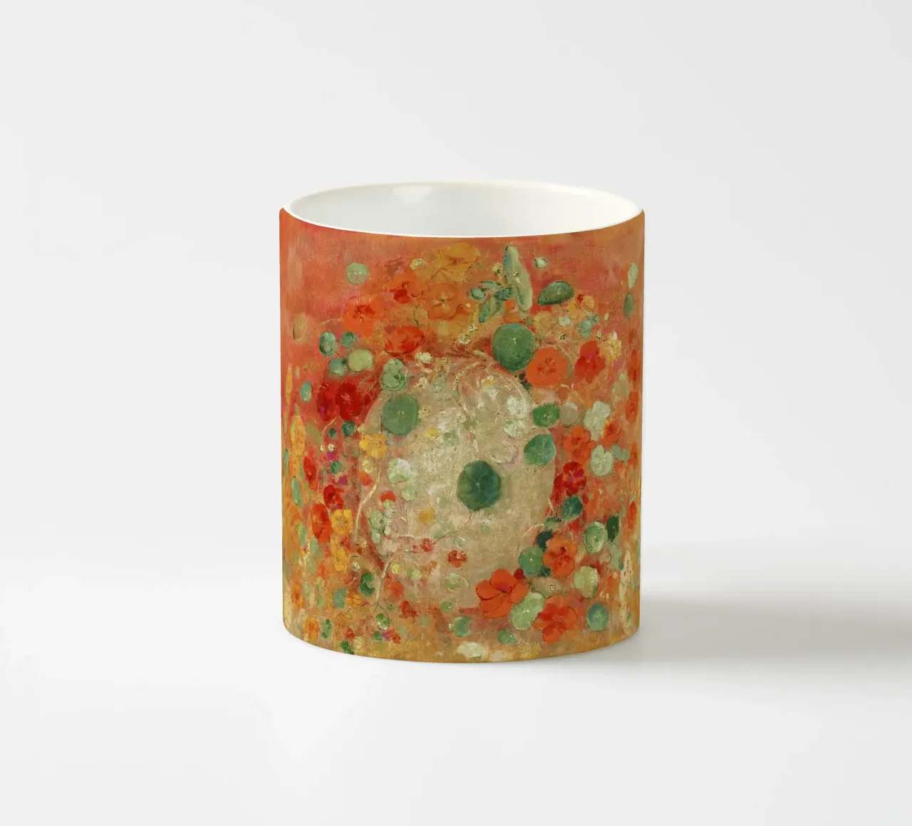 "Nasturzi" (1905) di Odilon Redon tazza in ceramica da Venus Art