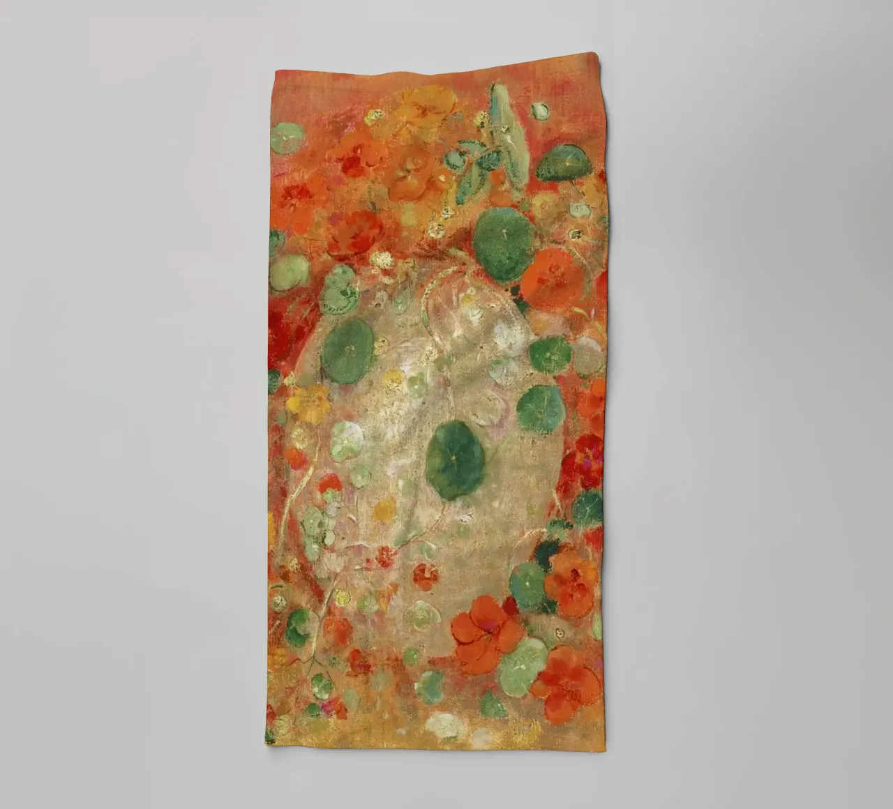 "Nasturzi" (1905) di Odilon Redon asciugamano da bagno da Venus Art
