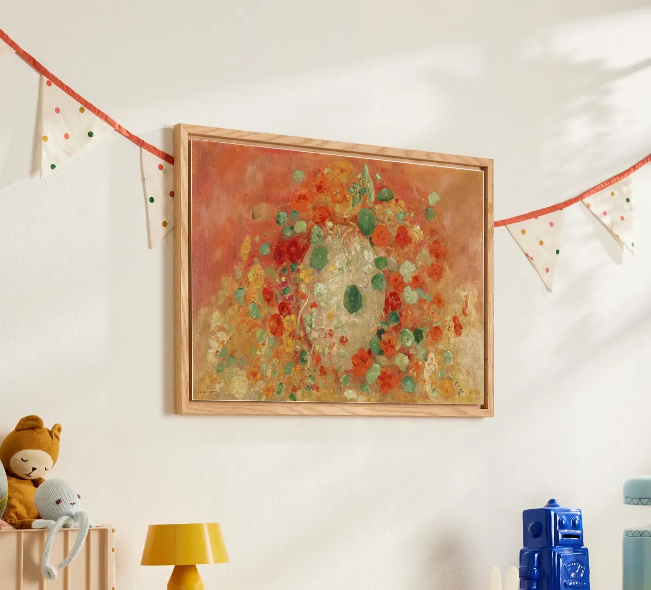 "Nasturzi" (1905) di Odilon Redon plexiglass da Venus Art