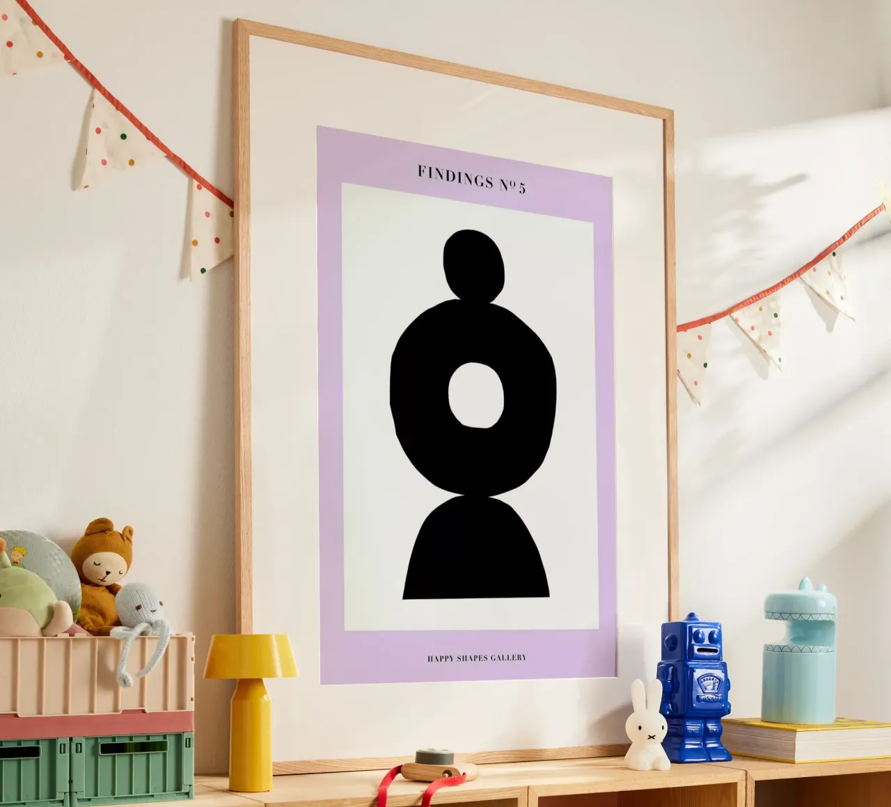 Findings 05 poster con telaio in plastica da Maren Gross