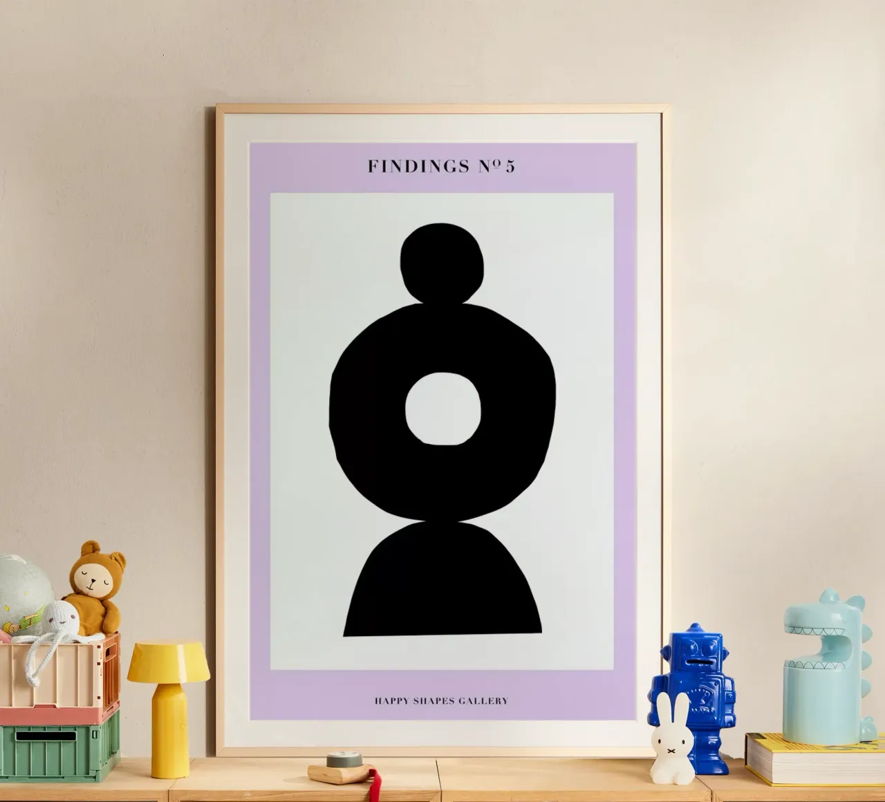 Findings 05 poster con telaio in plastica da Maren Gross