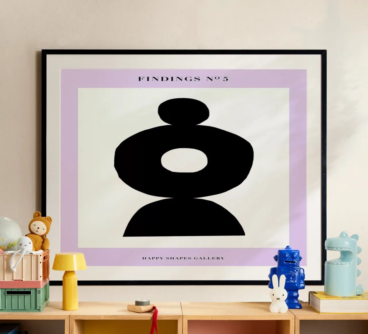 Findings 05 poster con telaio in plastica da Maren Gross