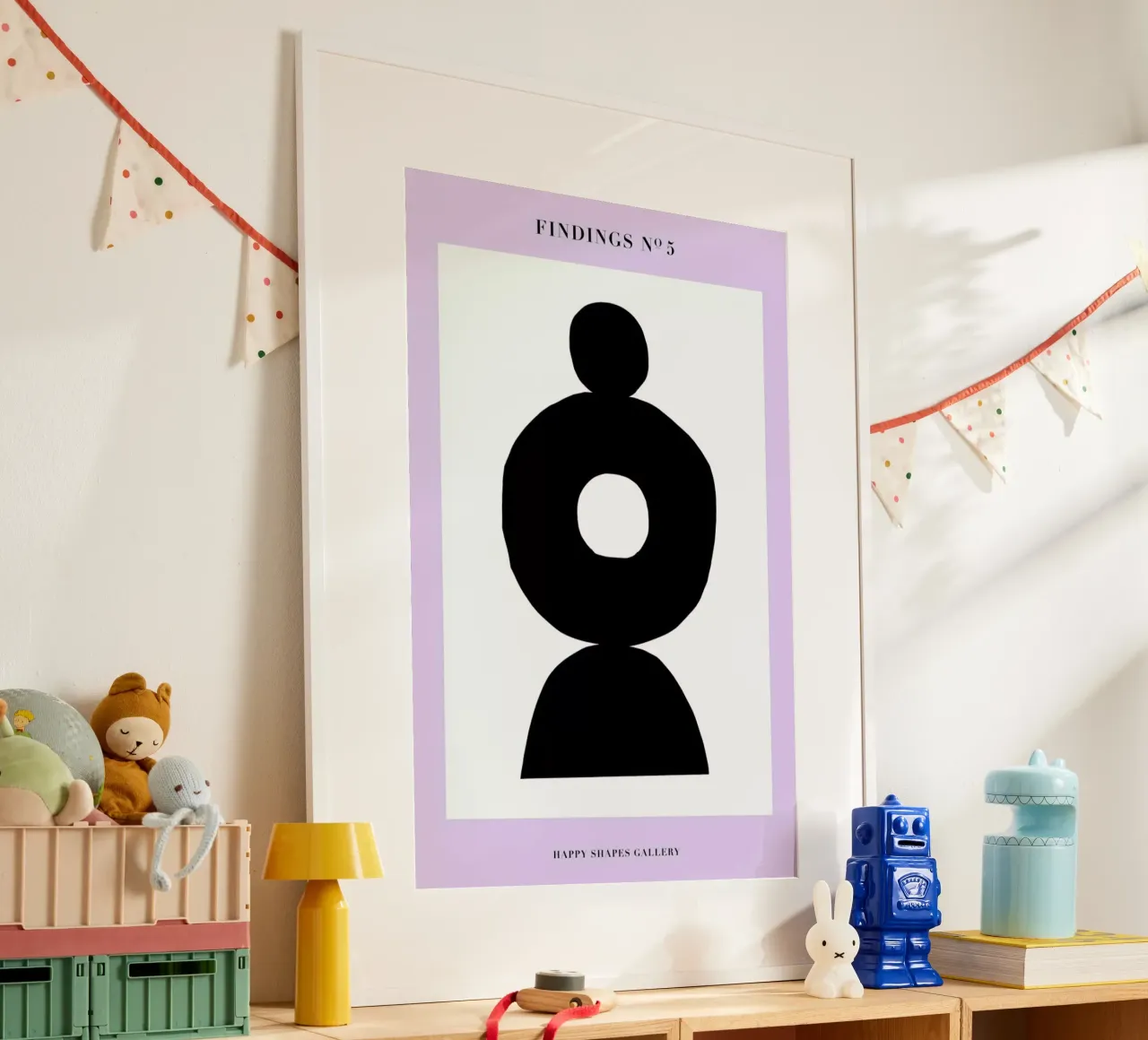 Findings 05 poster con telaio in plastica da Maren Gross