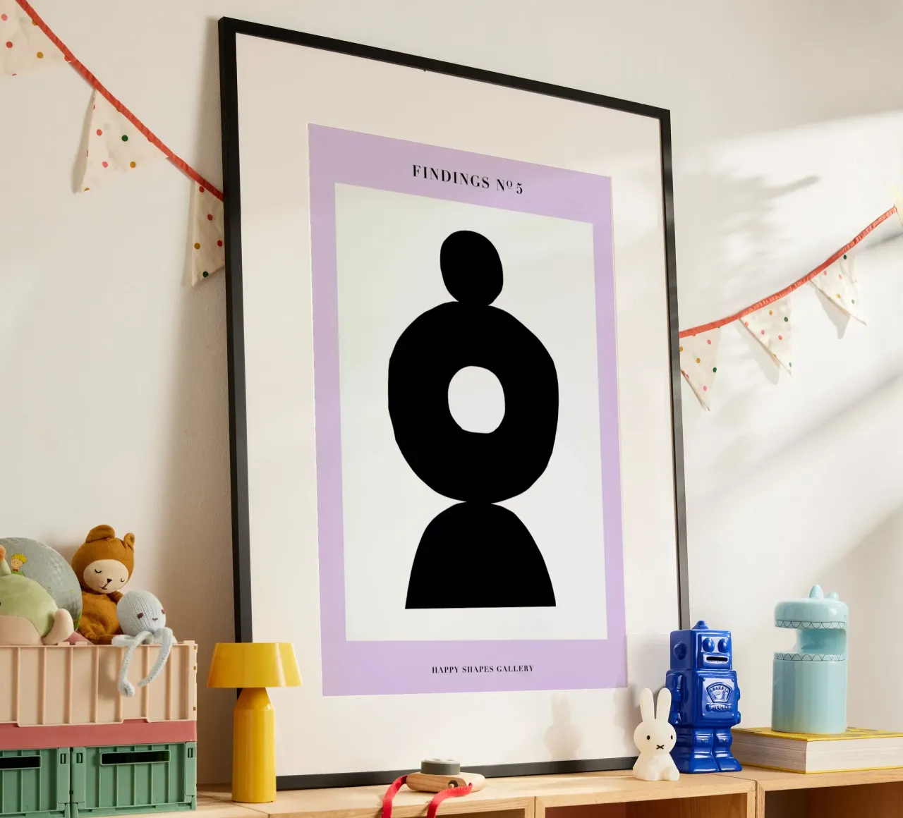 Findings 05 poster con telaio in plastica da Maren Gross