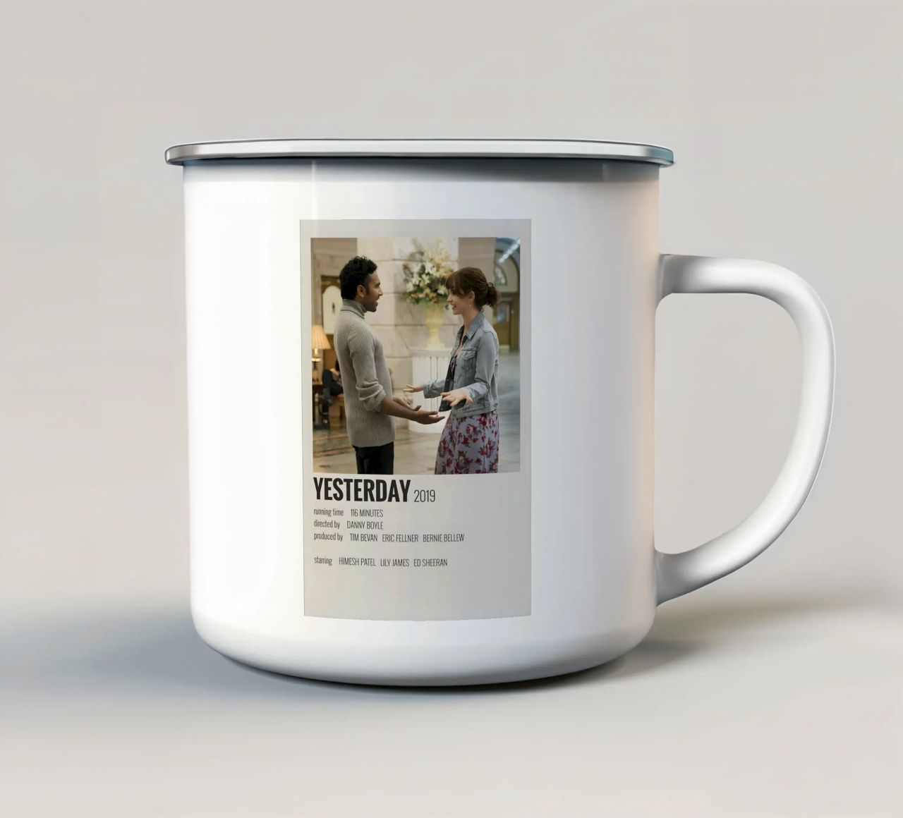 YESTERDAY 2019 tazza in smalto da MVFminimalist