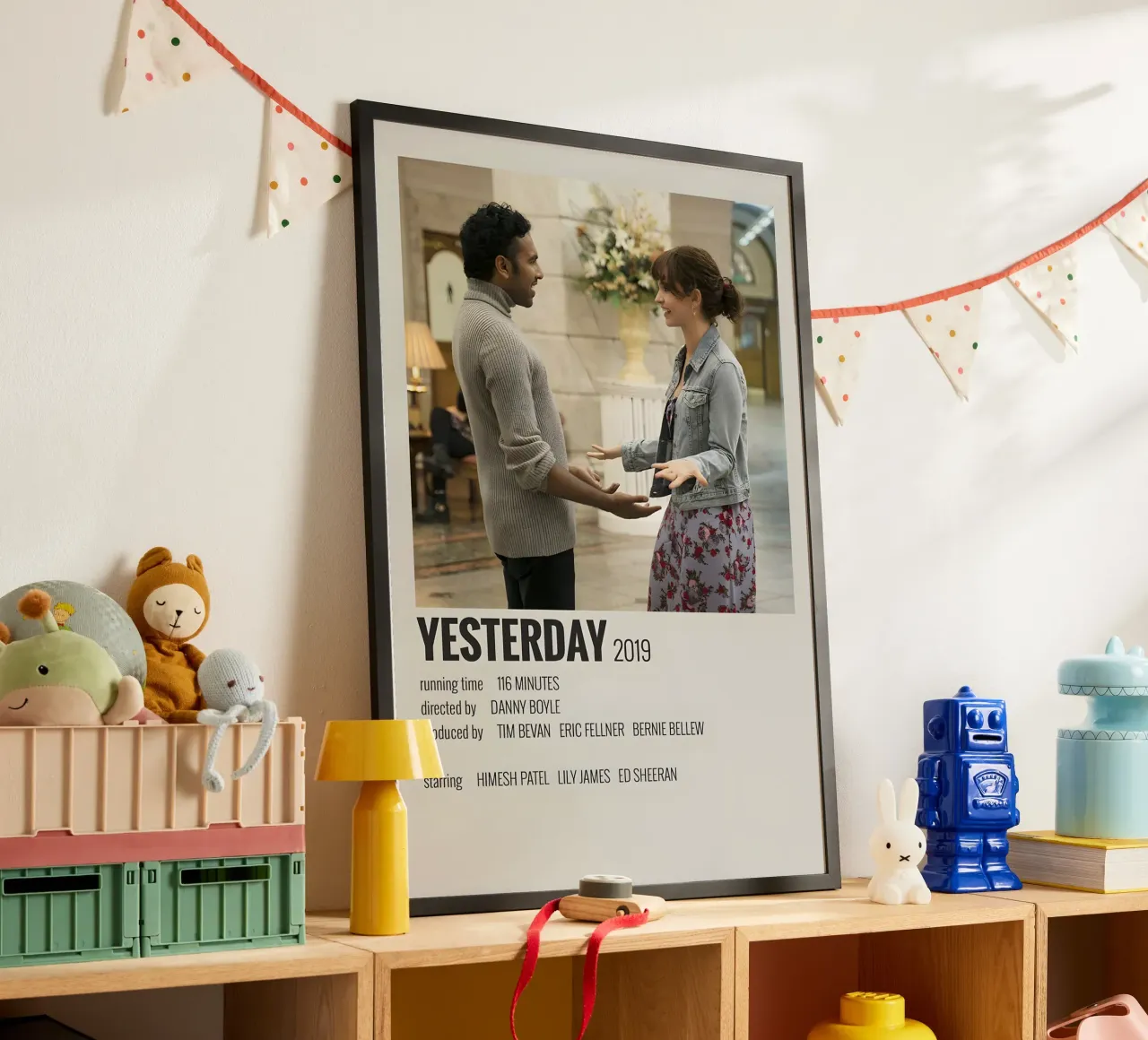 YESTERDAY 2019 poster con telaio in alluminio da MVFminimalist