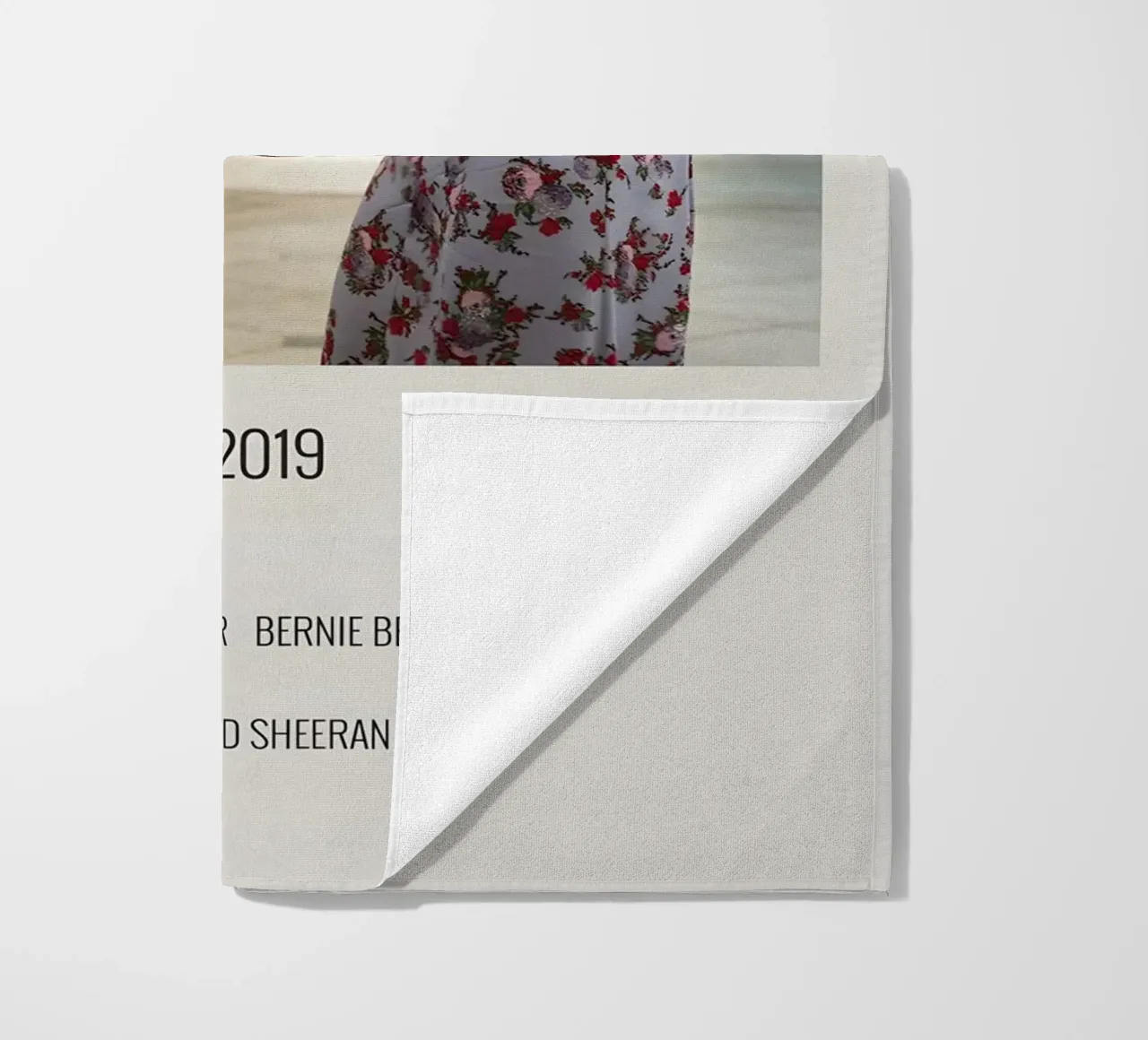 YESTERDAY 2019 beach towel by MVFminimalist