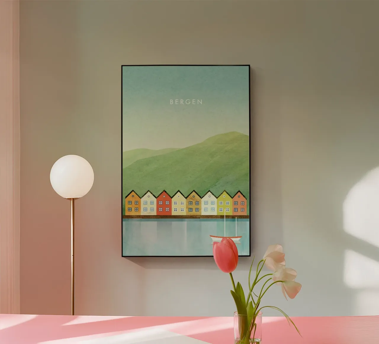 Bergen acryl van Henry Rivers