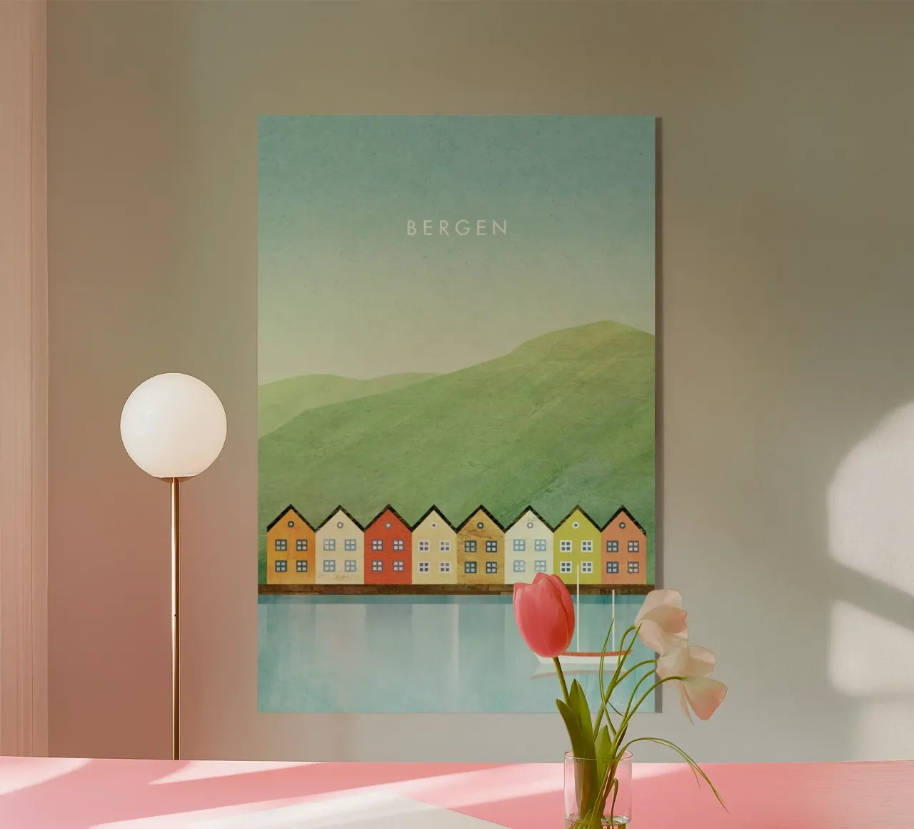 Bergen acryl van Henry Rivers