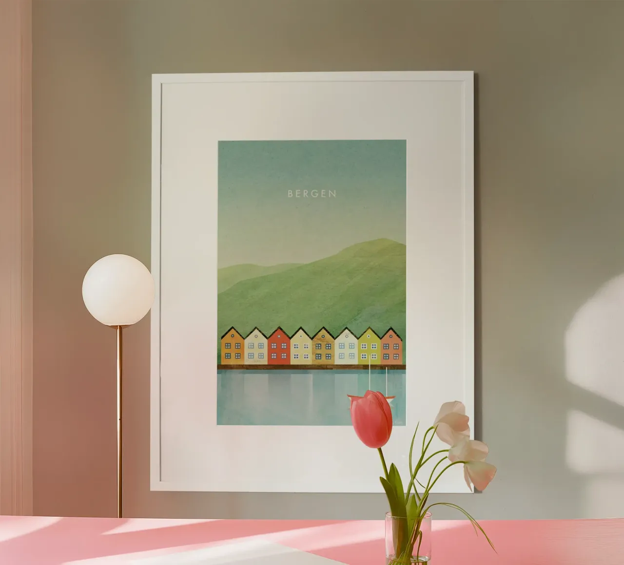 Bergen poster by Henry Rivers