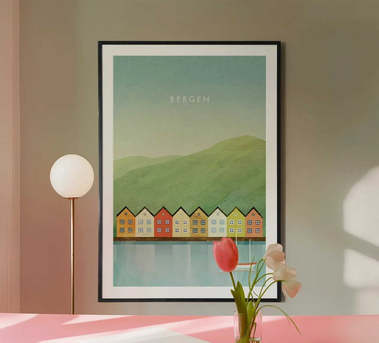 Bergen poster by Henry Rivers
