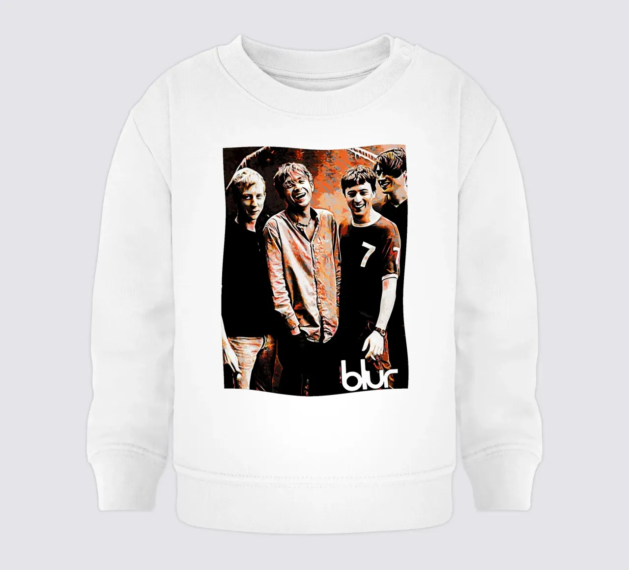 Blur Band Musik 4 Kunst Baby Sweatshirt von music soul