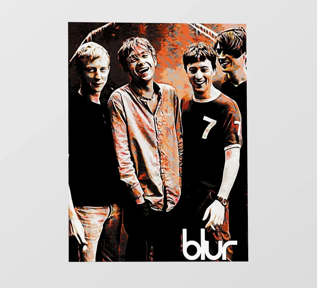 Blur band music 4 Art backlit film by music soul