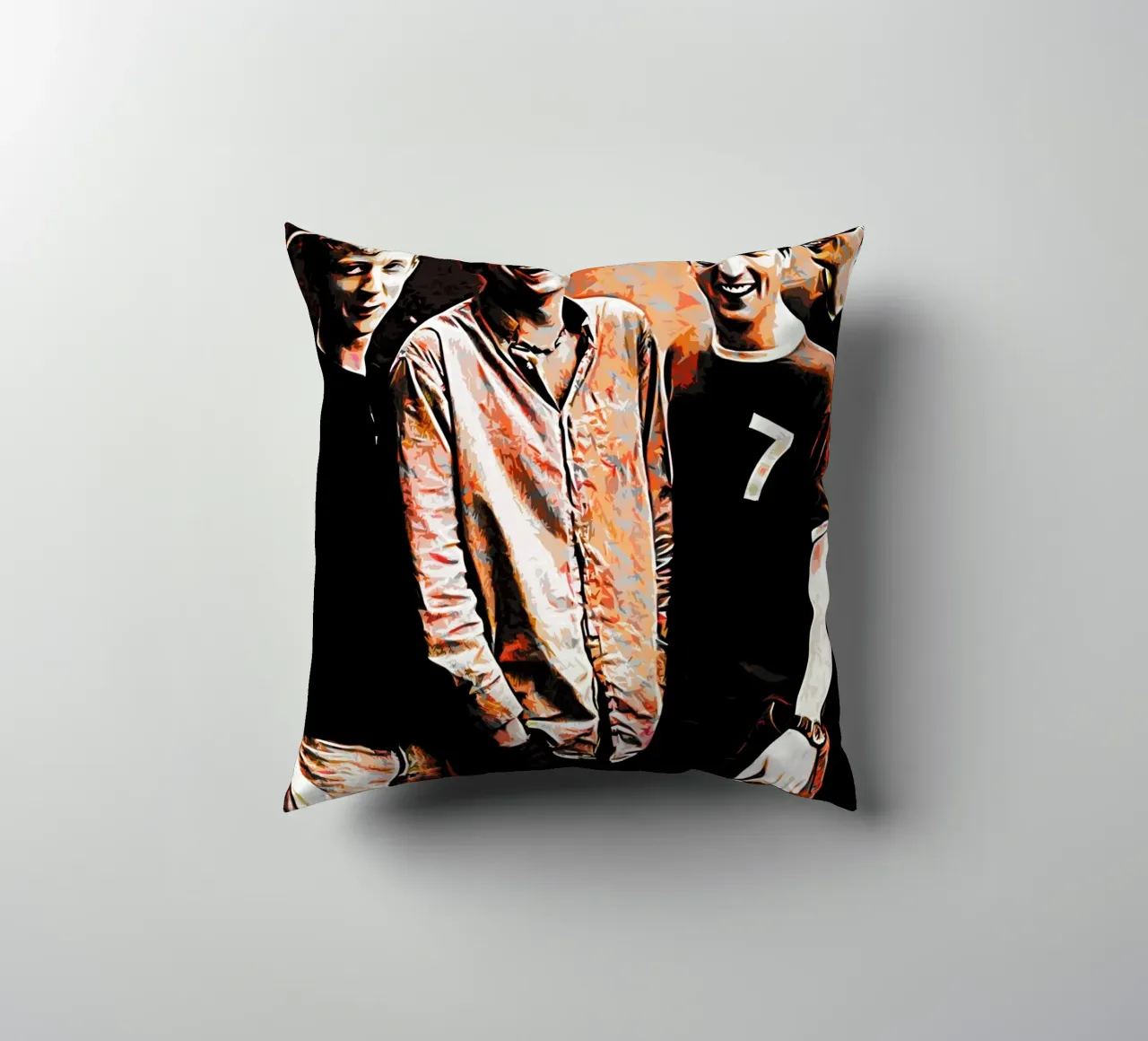 Blur band music 4 Art decorative cushion by music soul