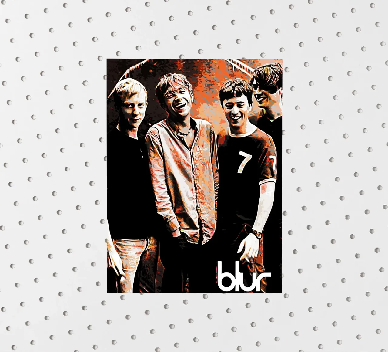 Blur groupe musique 4 Art autocollant de music soul